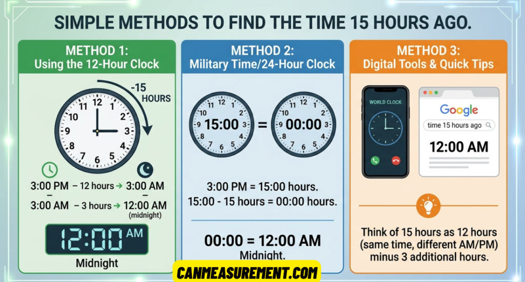 What Time Was It 15 Hours Ago? Easy Ways to Calculate the Exact Time