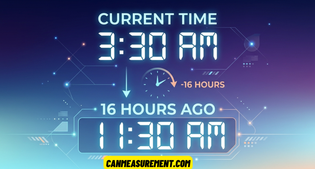What Time Was It 16 Hours Ago? Calculate the Exact Time Easily