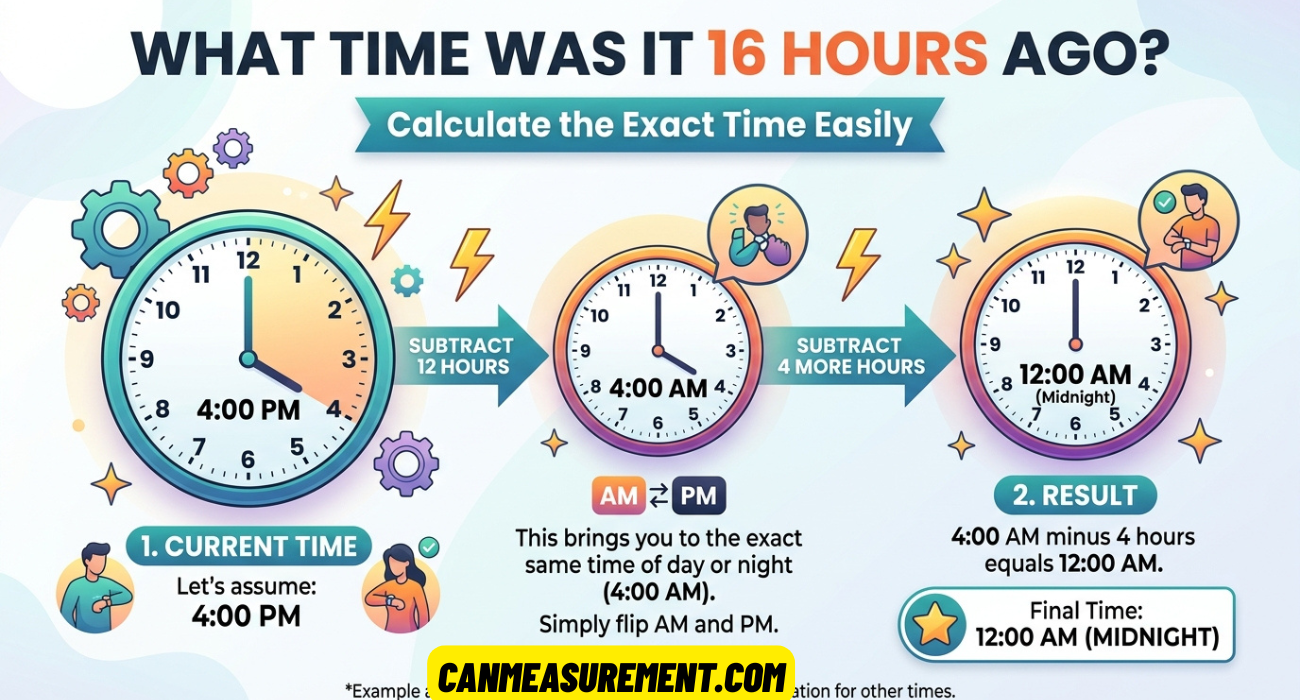 What Time Was It 16 Hours Ago? Calculate the Exact Time Easily