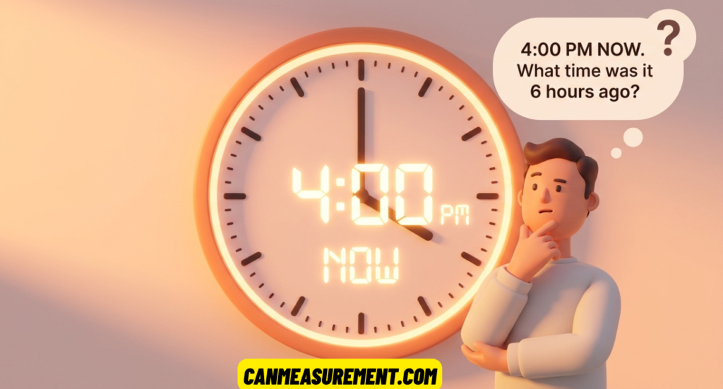 What Time Was It 6 Hours Ago? A Simple Guide to Accurate Time Calculation